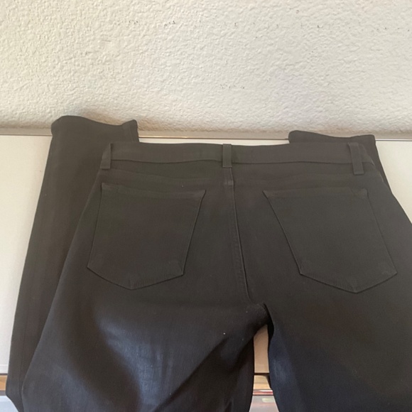 NWOT J BRAND JET BLACK COATED SUPPER SKINNY JEGGINGS JEANS 30 - Picture 5 of 7